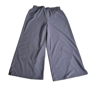 Zella Girls Getaway Flowy High Waist Crop Wide Leg Pants